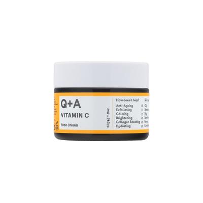 Q+A - קרם פנים ויטמין C, 50 גרם - קרם פנים עם ויטמין C