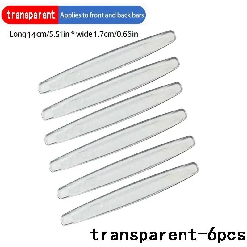 Anti Collision Car Bumper Guard Strip 4Pcs Front Rear Protection Strips Scratch Protector Crash Blade Auto Accessories