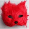 Sexiga Imitationsleksaker Lurvig Rävform Ansiktsmask Djur Katt Hår Halloween Cosplay Karnevalsfest Mask Maskeradrekvisita Huvudskydd