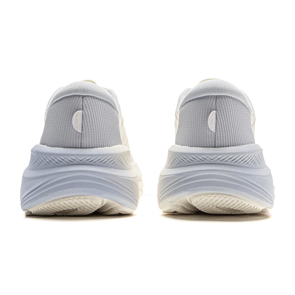 New LiNing Cushioning Anti Slip Wear Resistant Breathable Height Increasing Low Top Running Shoes Women's White Blue ARSV028-2