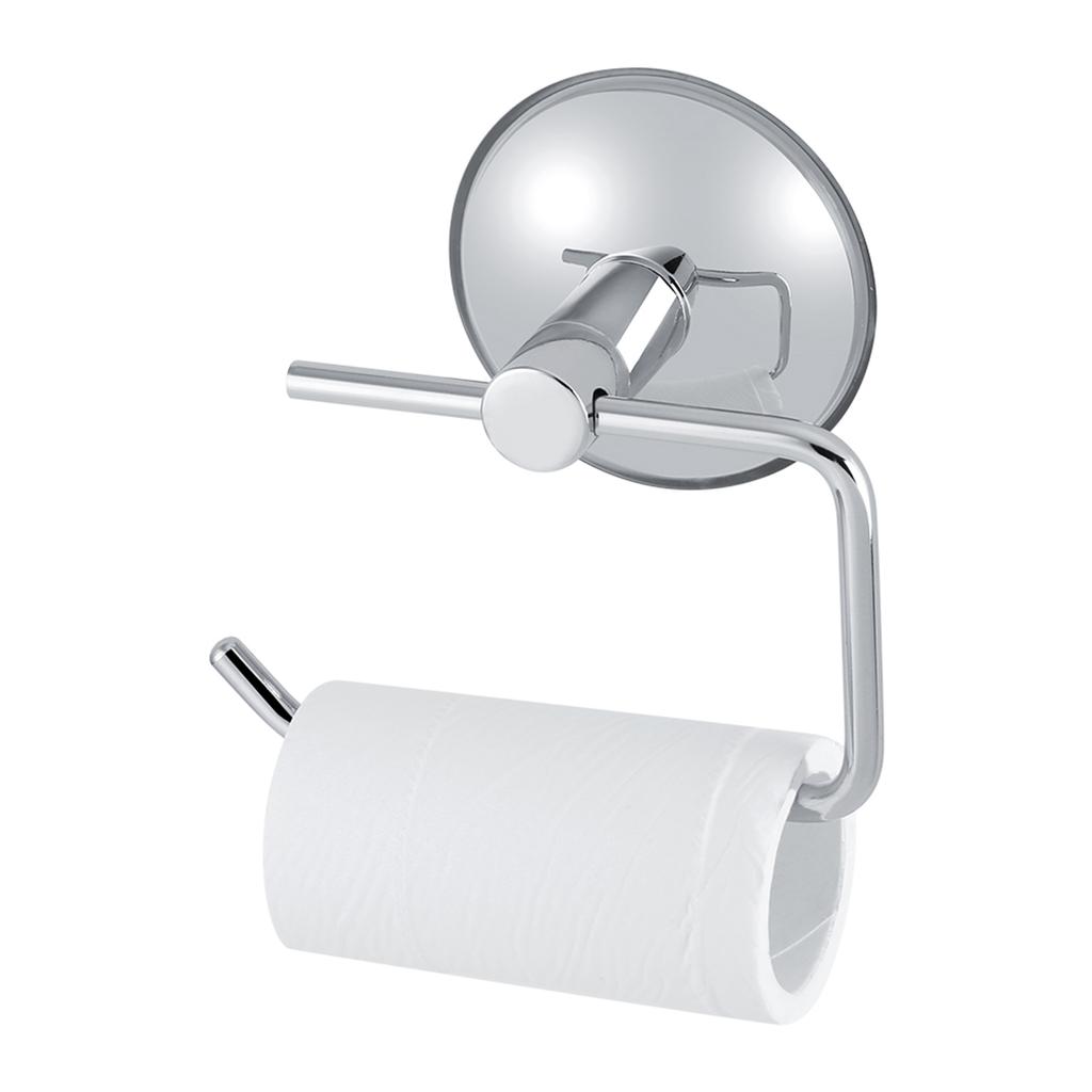 Stainless Steel Bathroom Toilet Suction Cup Paper Roll Holder Bar WallMounted Rack