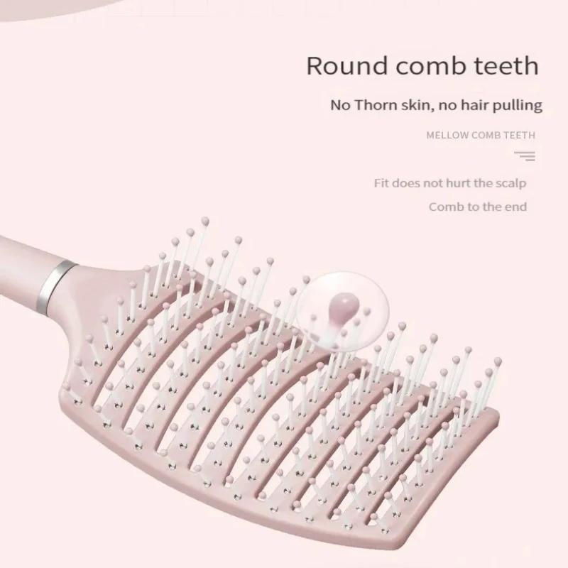 Clips Hairbrush Air Cushion Comb Fluffy Anti-Hair Loss Massage Hair Brush