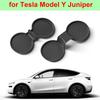 Car Cup Holder Mat for Tesla New Model Y Juniper Launch 2026 Bottle Cup Insert Protector Cushion Interior Accessories 2025 Parts