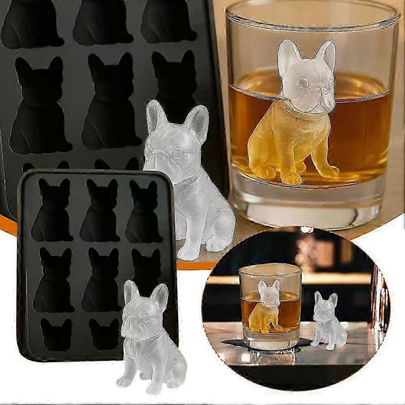 3D Ice Cube Tray with Animal Shapes for Homemade Popsicles