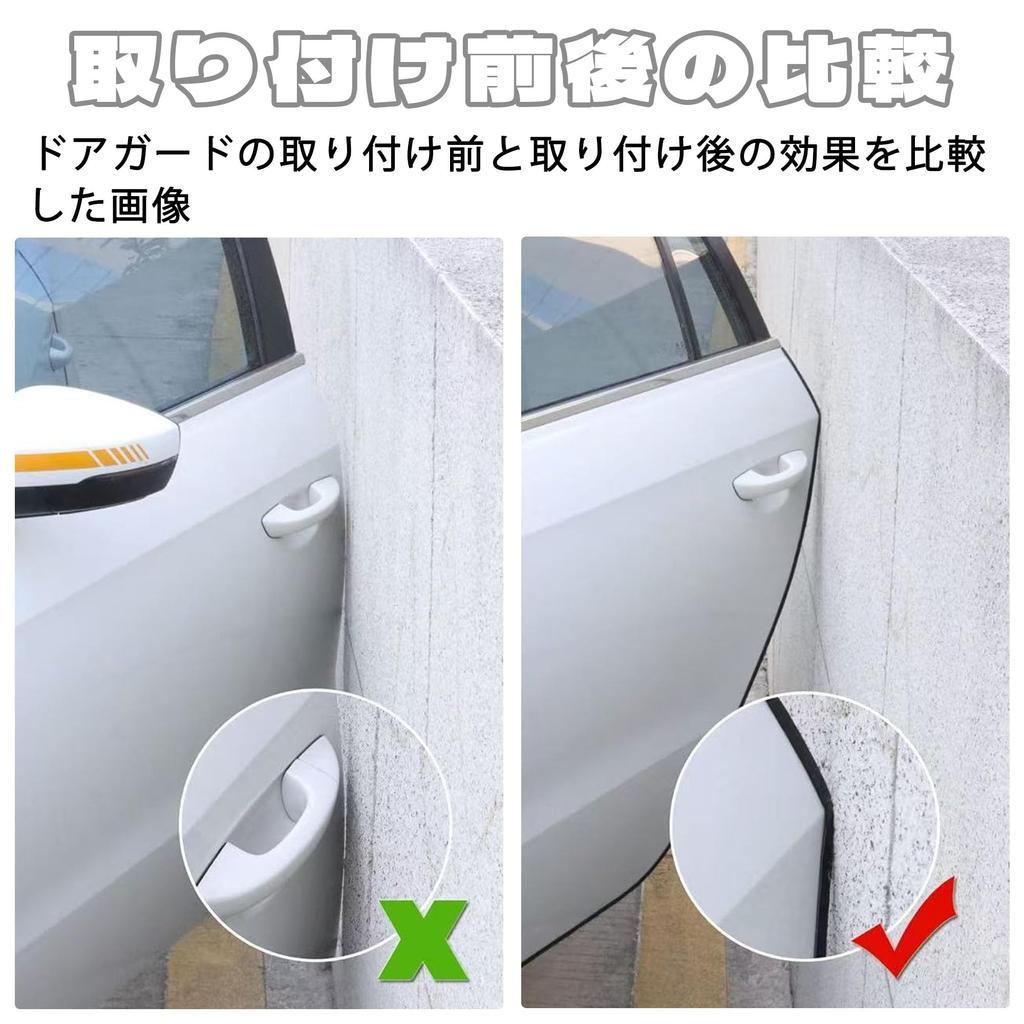 KENASTA Autotürkantenschutz U-Form Ohne Kleber 5M Schalldämmung Windgeräuschreduzierung