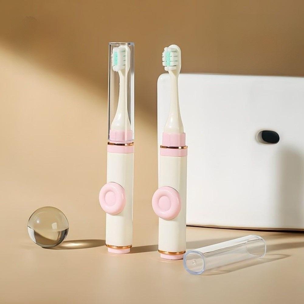

Plastic Travel Toothbrush Oral Cleaning Dental Brush Portable Soft Bristle Toothbrush for Kids рожевий