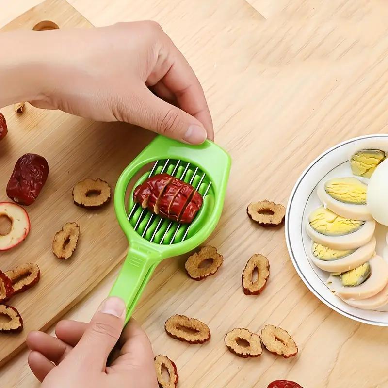 1PCS Stainless Steel Multifunctional Red Date Slicer Strawberry Slicer Egg Slicer Vegetable Cutter Kitchen Tool