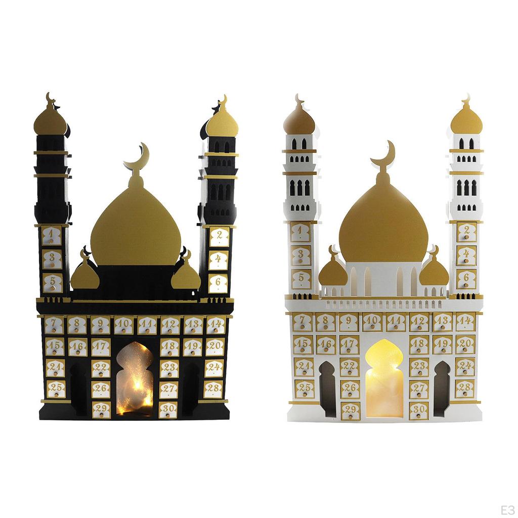 Festive Ramadan Calendar with LED Lights