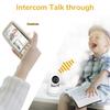 HD Wireless Baby Monitor with Gimbal Camera, Room Temperature Detection, and 5.0" Screen