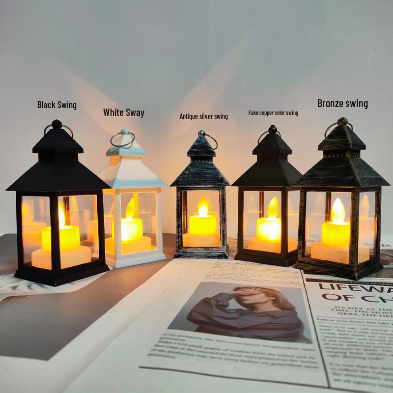 Retro LED Christmas Candle Lamp Decoration for Windows and Venues