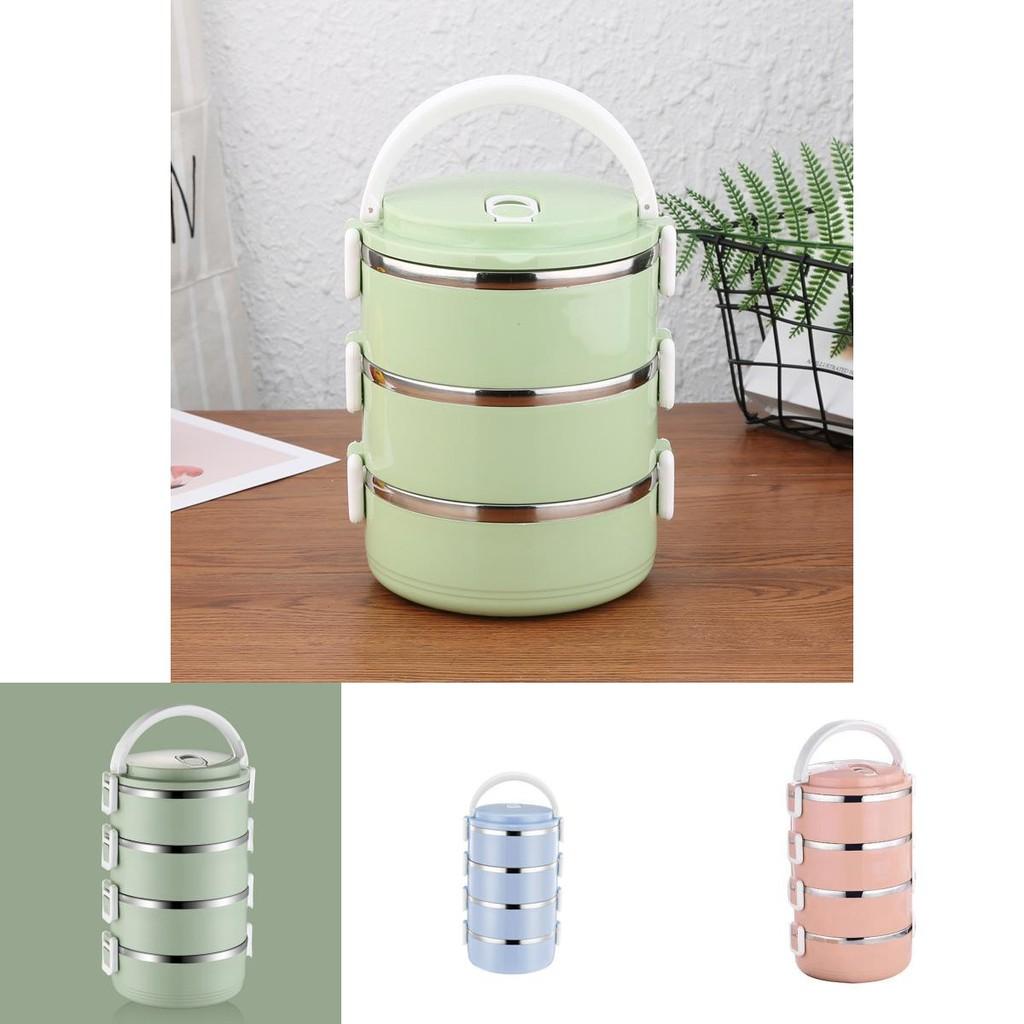Stainless Steel Food Box With Multiple Layers For Travel And Family Dining