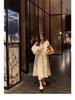 Women's Mid-Length Double-Faced Cashmere Coat with Fox Fur Cuffs for 2025 Autumn/Winter