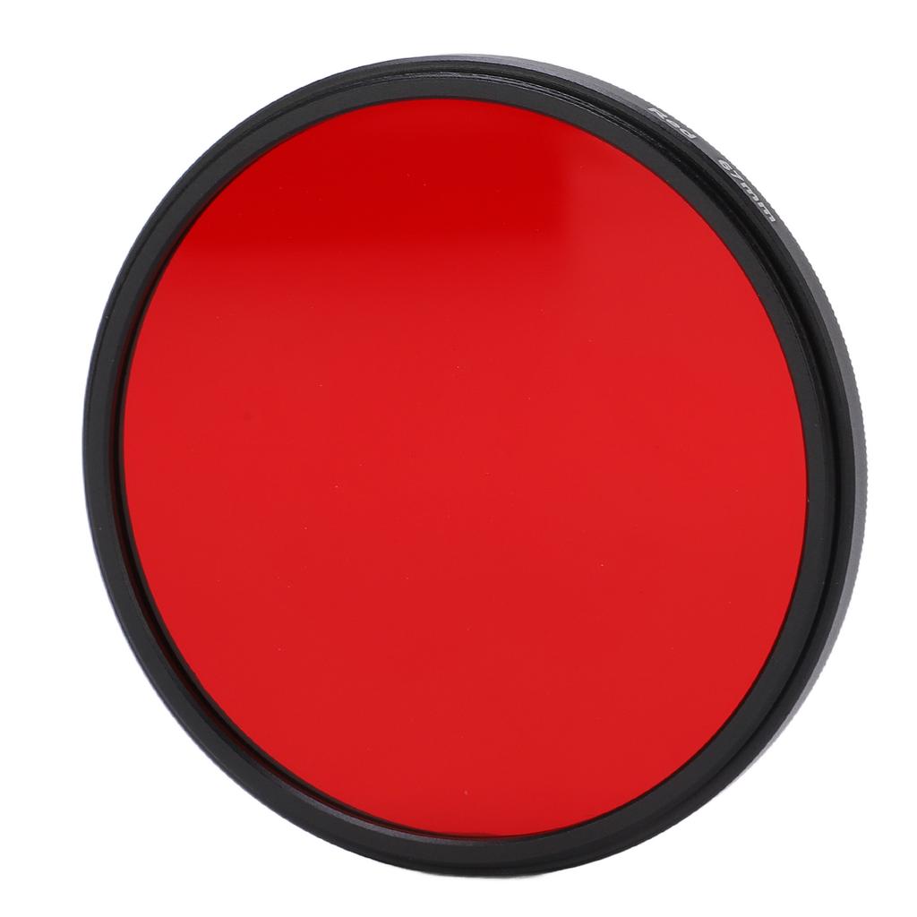 Threaded Camera Lens Filter Full Red Color Filter Optical Glass for Nikon Camera Lens