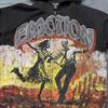 American Trendy Mixed Emotion Rhinestone Letter Hoodie for Men and Women - Retro European Style for Autumn/Winter