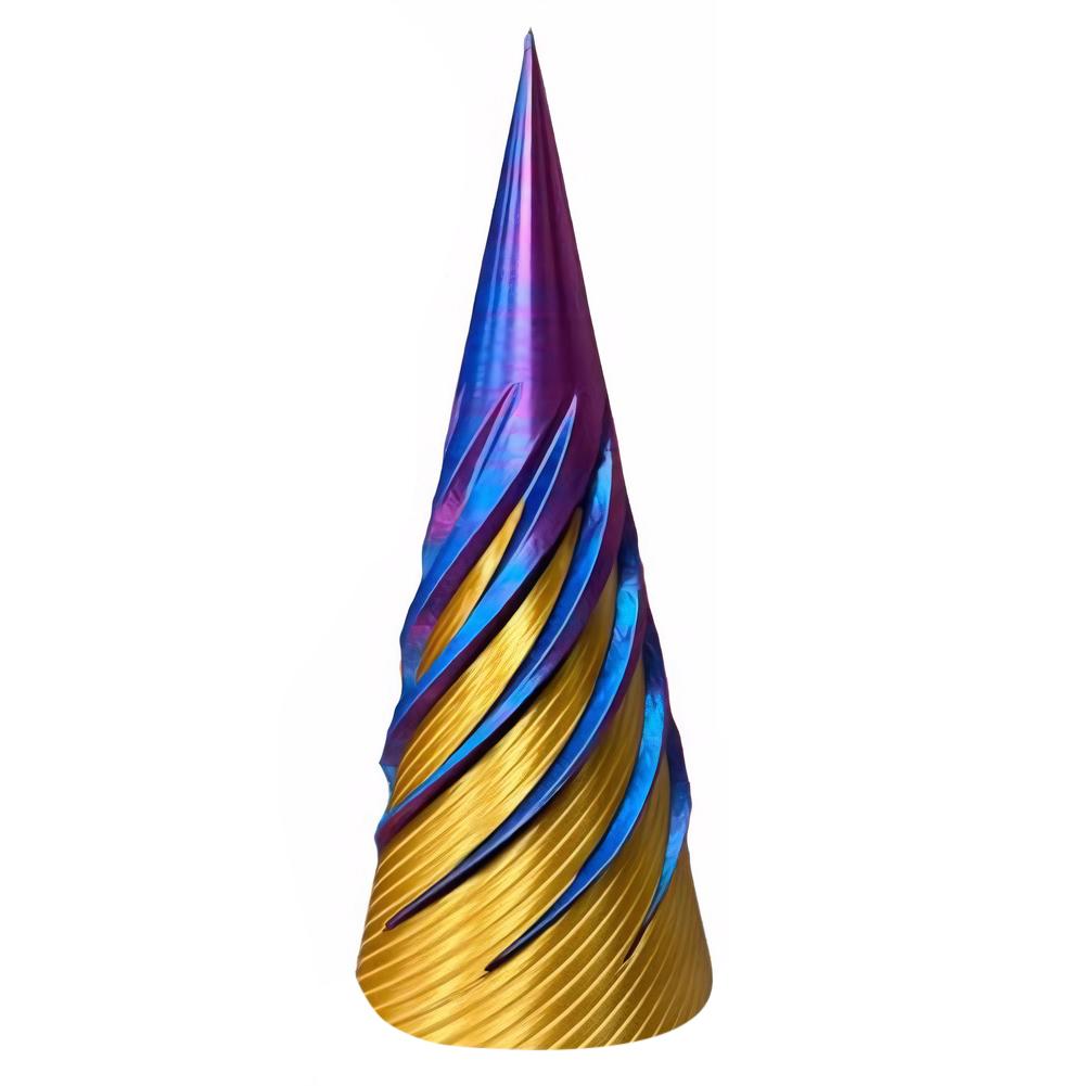 2025 Impossible Pyramid Passthrough Sculpture 3D Printed Helix Screw Fidget Toy Spiral Cone Decompression Decorative Ornaments