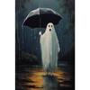 Dark Academia Art Haunting Ghost Poster Prints Halloween Home Decor Haunted House Gothic Vampire Canvas Painting Wall Art