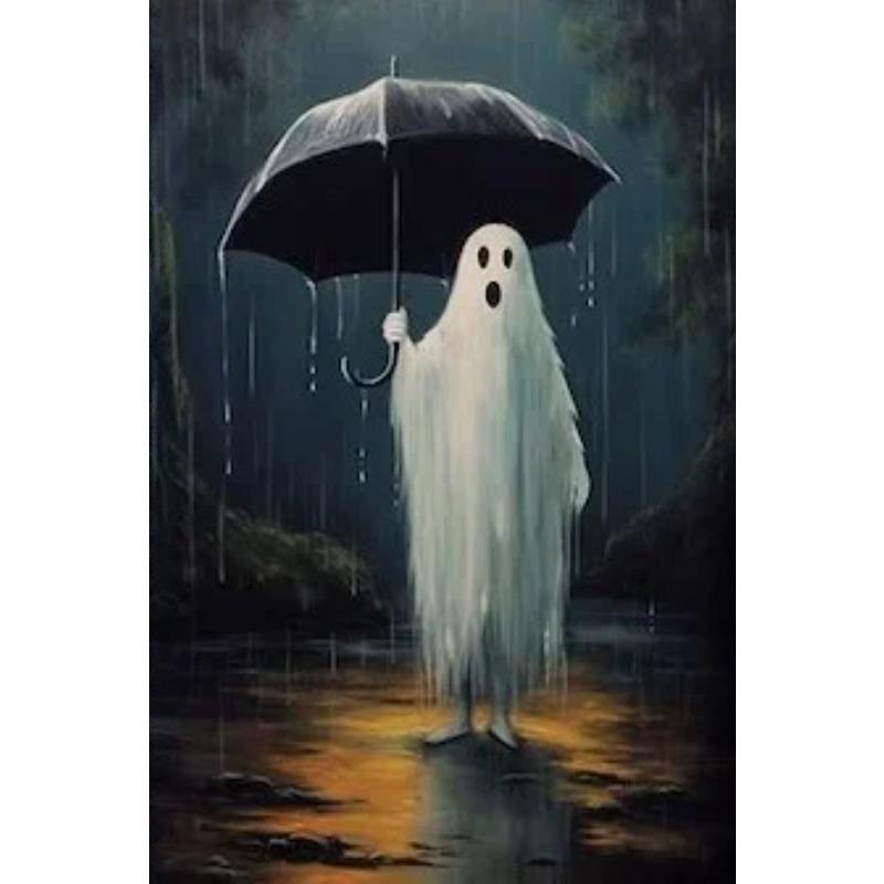 Dark Academia Art Haunting Ghost Poster Prints Halloween Home Decor Haunted House Gothic Vampire Canvas Painting Wall Art