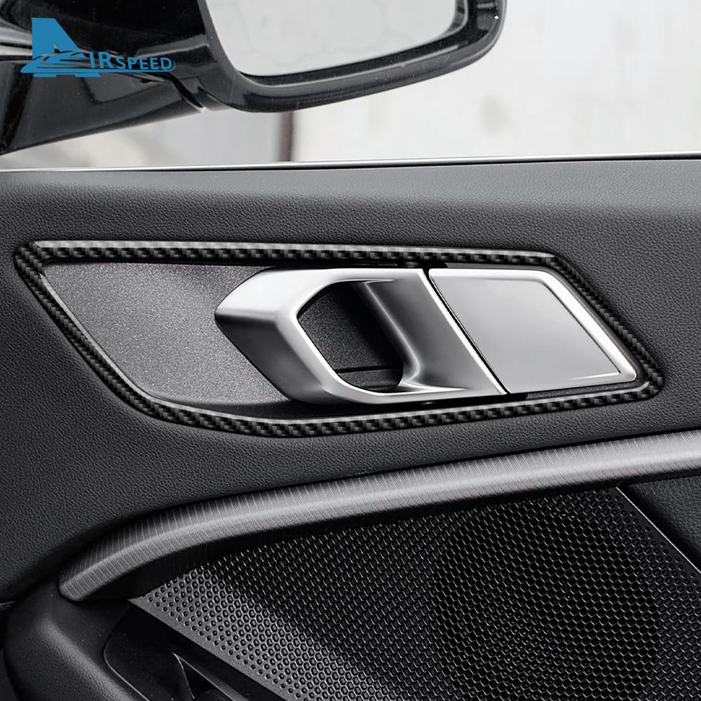 Carbon Fiber Style Interior Sticker for 1 2 Series F40 F44 2020-2024 Door Handle Area