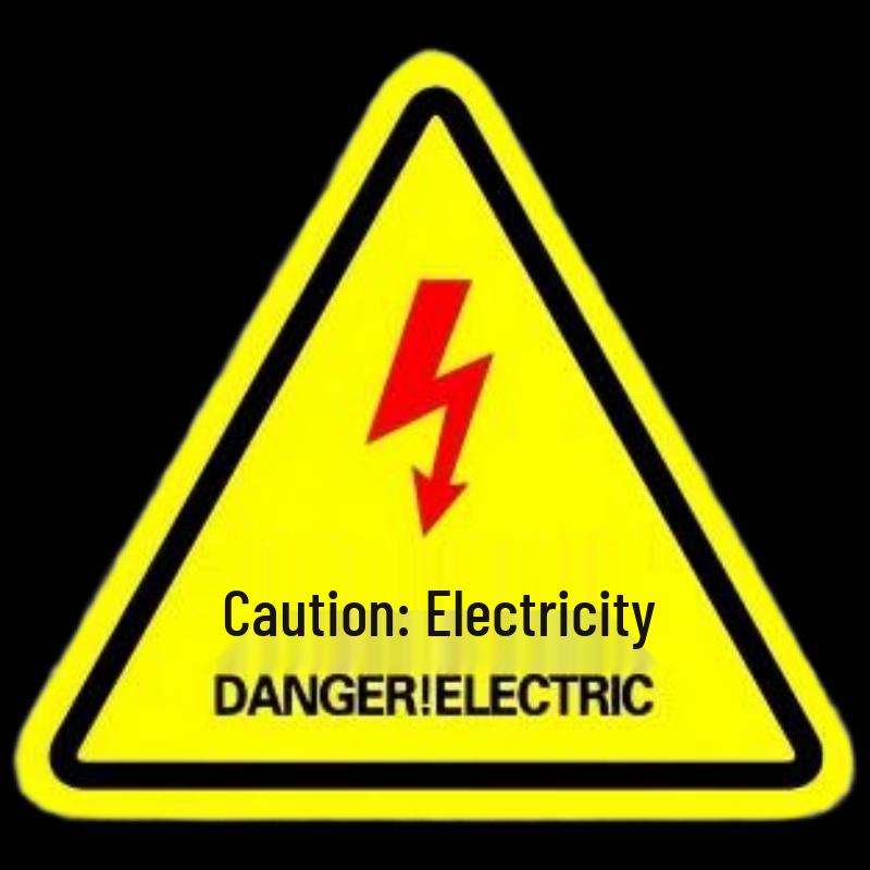 Brangdy Triangular Electrical Hazard Safety Sign