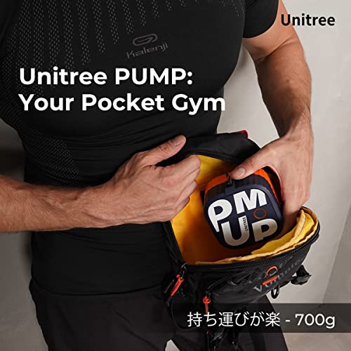 Unitree PUMP Pro Smart Pocket Gym [Authentic, Certified to Japanese Standards] App Connectivity, Adjustable Traction Force, Electric Dumbbells, Muscle