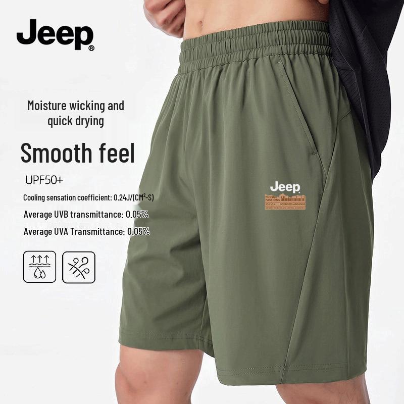 JEEP Men s Ice Silk Cooling Sport Shorts M