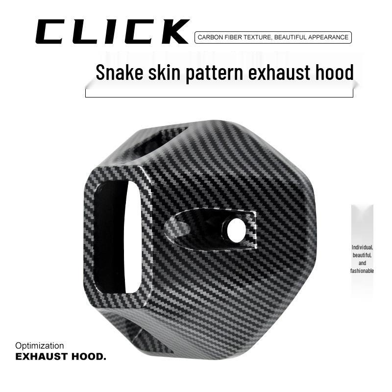 

Черная модифицированная задняя крышка выхлопа для мотоцикла Carbon Fiber