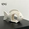 Shrimp Hiding Spot 3D Printed Hollow Fish Shape Aquarium Hideout Decor, Safe Breeding Decorative for Shelter Cave, Betta Ornament Decor Tank Landscape