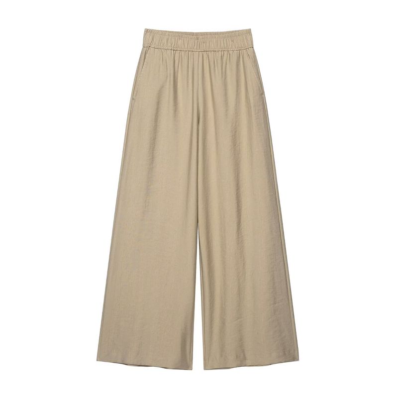Araltay New Arrival Fashion Style Women's Clothing Button Decoration Double Breasted Shirt Wide Leg Pants 7484053 7484251