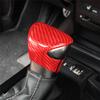 Carbon Fiber ABS Plastic Car Gear Shift Knob Cover Trim For Lexus ES UX LX 2018-2023 Interior