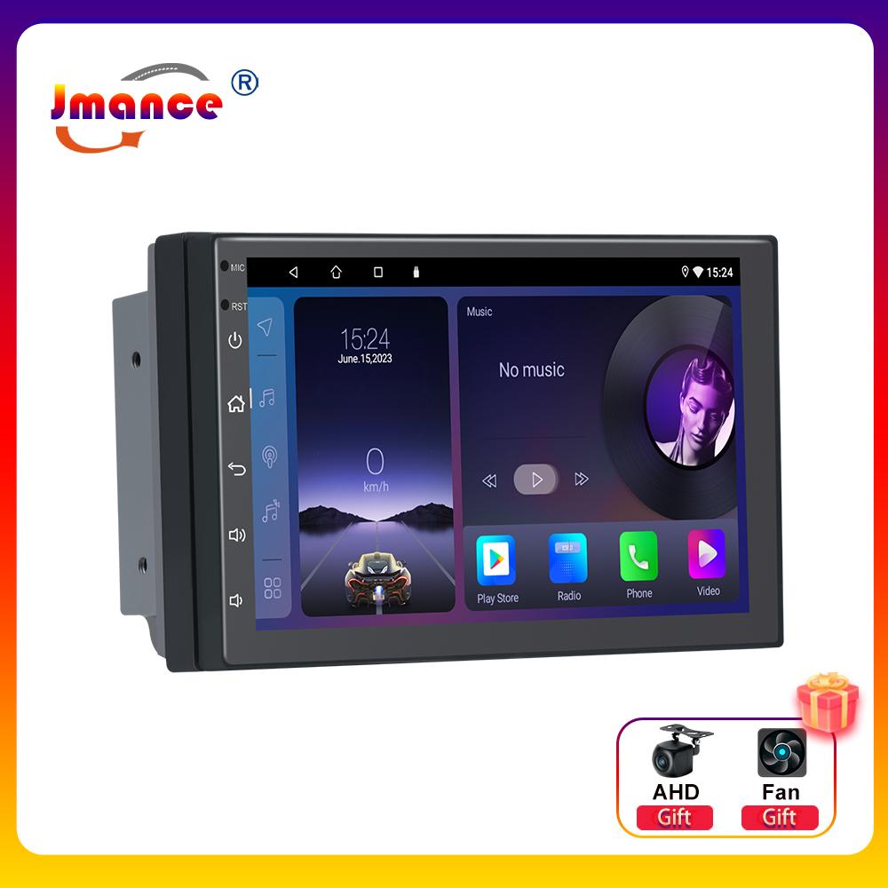 

JMANCE 2 Din 7 дюймов 4 + 64 ГБ Android 13 Авторадио с сенсорным экраном Автомобильный MP5-плеер Bluetooth WIFI GPS FM AM Радио для Volkswagen Nissan Hyundai Kia Toyota
