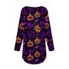 Damesmode Losse Ronde Hals Halloween Print Lange Mouwen T-shirt Top Pullover