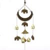 Crescent Bronze Alloy Wind Chimes Home Decoration Wind Bell Outdoor Yard Garden Living Room Wind Chimes