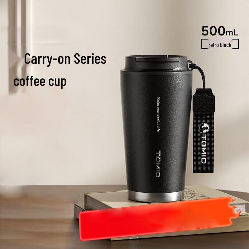 Temeike Double-layer Stainless Steel Insulated Coffee Mug