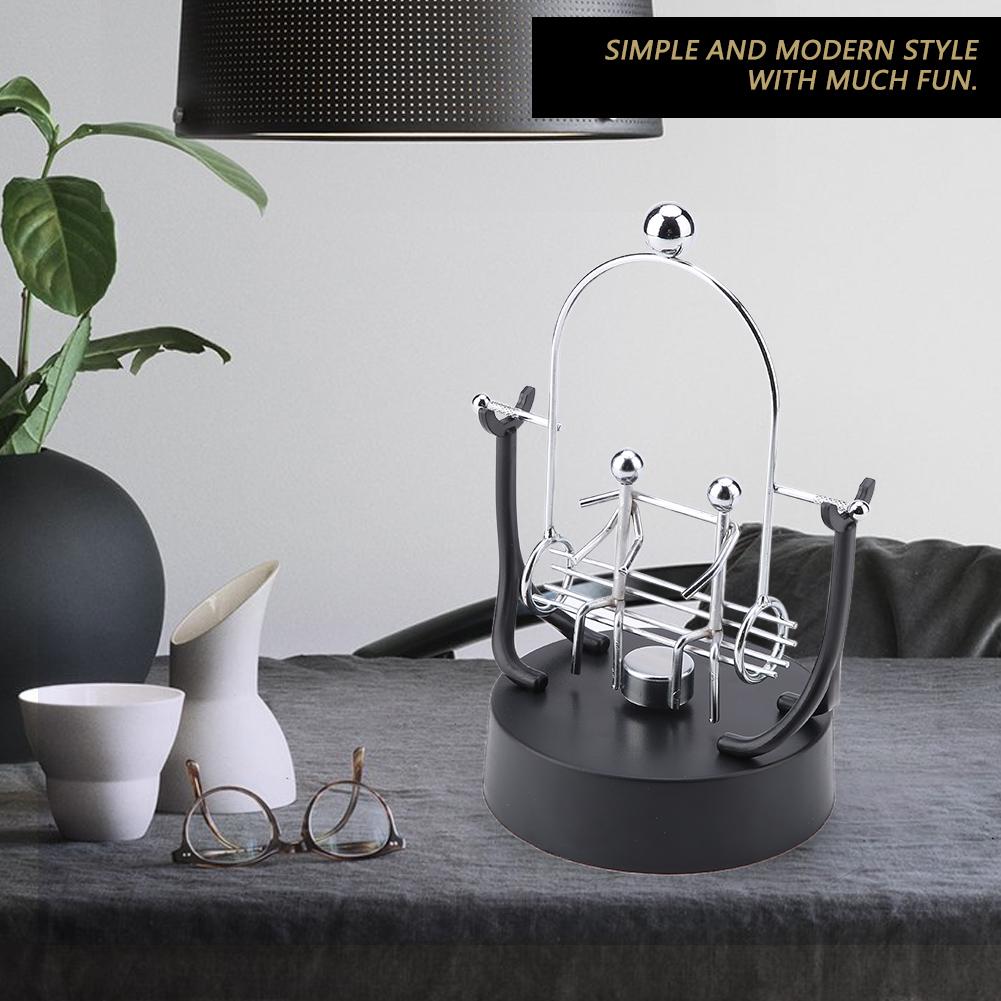 Electronic Shake Wiggle Device Perpetual Motion Swinging Kinetic Art Craft Desk Decoration