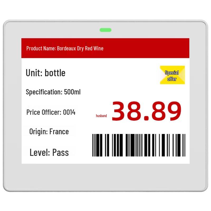 EP042 4,2-дюймовая Bluetooth E-ink ценник