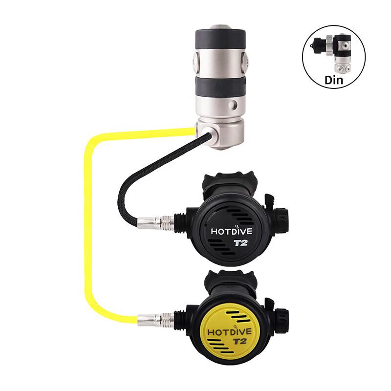 HOTDIVE ST2-B-DIN Scuba Diving Regulator Set