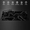 Gradient art line pattern large Mouse Pad Desk Mat NonSlip Durable Stitched Edge pc accessories Gaming mouse mat tapis souris