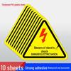 Electric Shock Warning Sticker