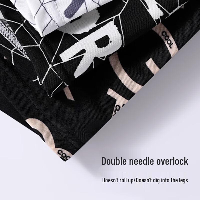 Men's 2025 Modal Ice Silk Antibacterial Boxer Briefs