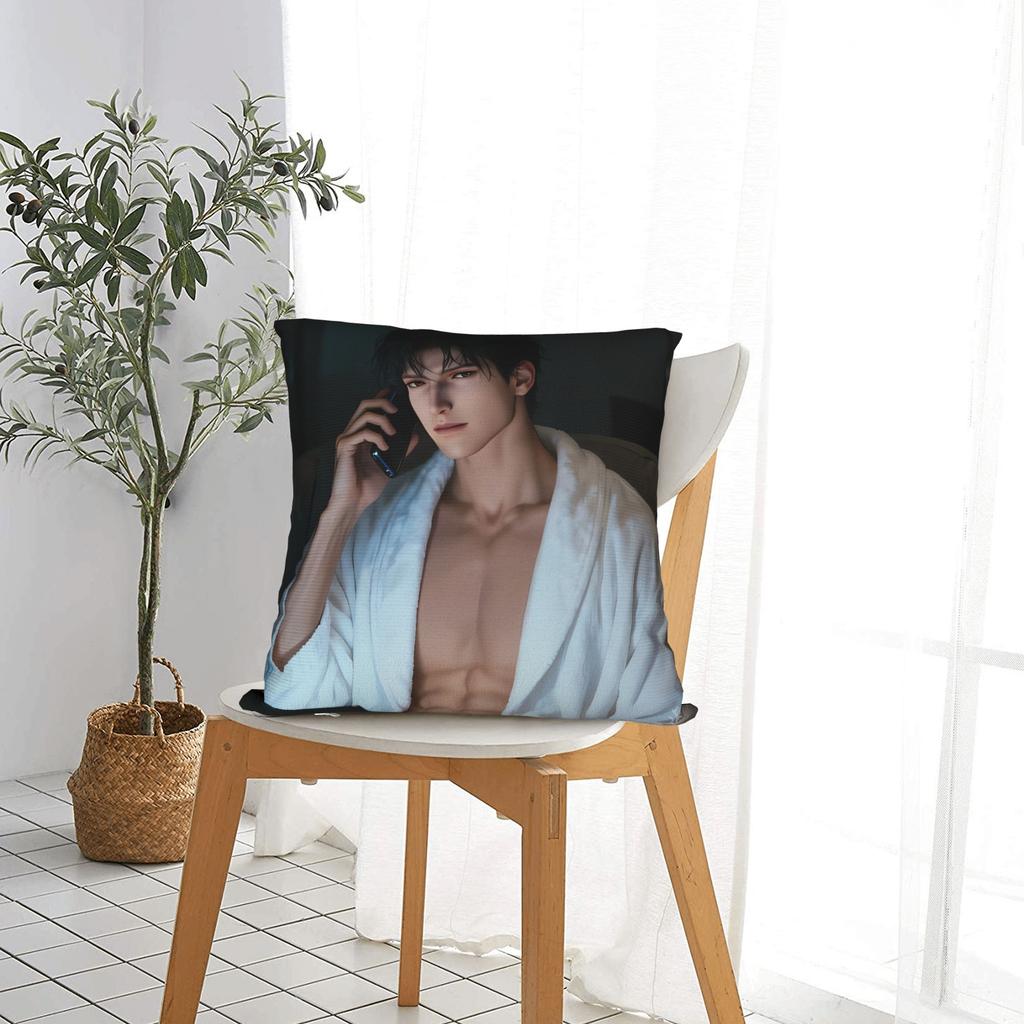 Love and Deepspace Pillow Case Game for Girls Print Pillow Cover For Couch Sofa Bedroom Retro Trendy Pillowcases