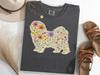Maltese Boho Shirt, Floral Maltese Wildflowers Tee, Dog Lover Gift
