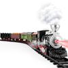 Hot Bee Train Set - Train Toys For Boys  Lights And Sound Toy Train Set For Under Christmas Tree Toddler Model Trains