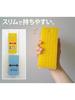 Oe Bath Sponge Length X Width X Height Yellow Manten Sponge for Bath Slim Type Bathroom Wash Antibacterial Treatment Made In Japan 16.1cm 6.6cm 4.5cm