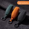 For BYD Song Plus DMI Han EV DM Dolphin 3D Full Cover Suede Car Key Case for Song Pro Tang DMI