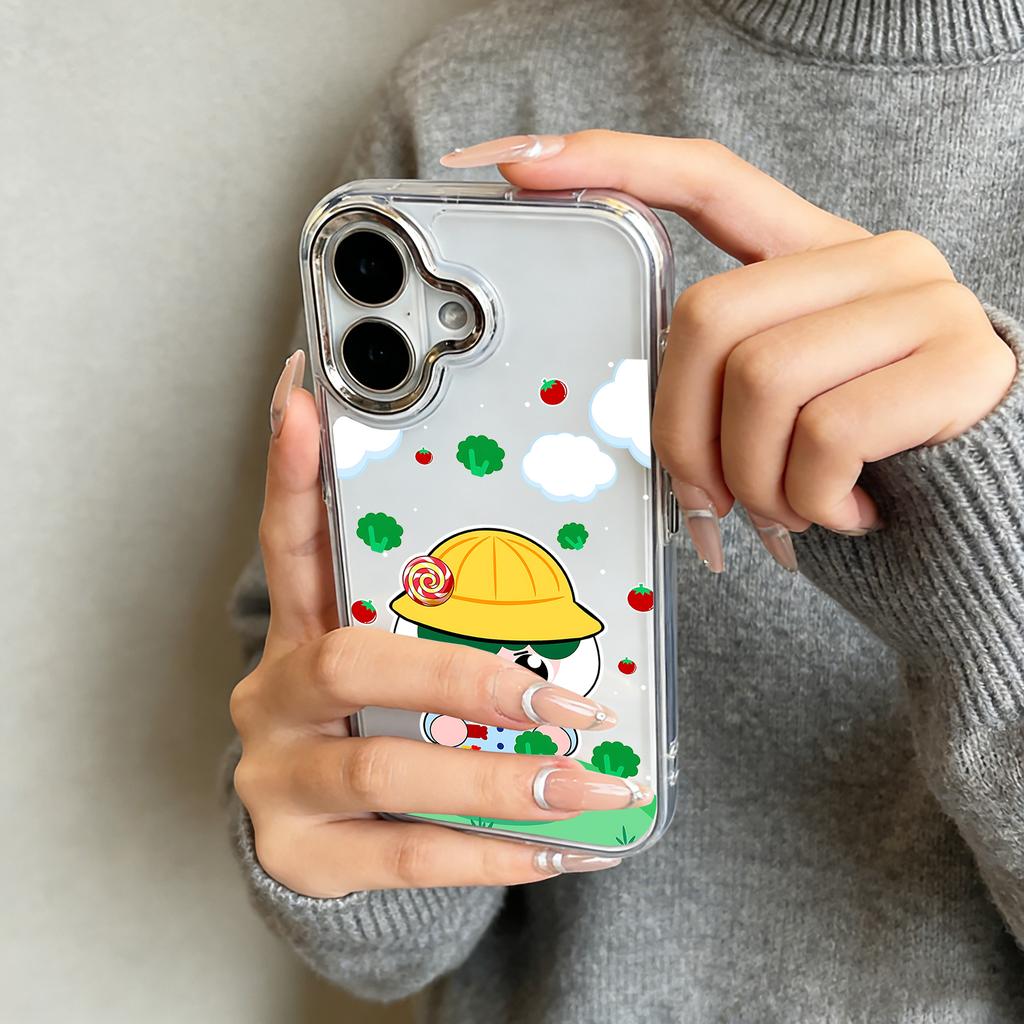 Cartoon Mascot GMMTV Phone Case For iPhone 17 16e 16 15 14 13 12 11 mini Pro Max X XR XSMAX 8 7 Air Plus Transparent Soft Cover
