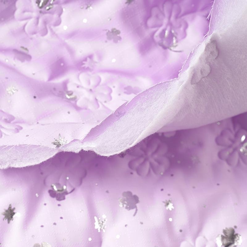 1meter Multi Colors Floral Printed PU Leather Quilting Fabric Symphony Quilted Christmas Fabric for DIY Sewing Cosplay Clothing