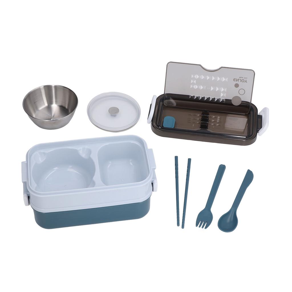 Lunch Box 2 Tier Stackable Container Folding Buckle Stainless Steel Insulated Lunch BoxTony Carolan Stainless Steel