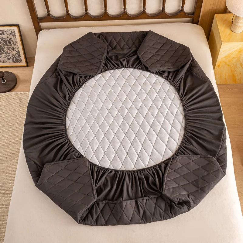 Fitted Sheet Waterproof Mattress Cover Protector Waterproof Mattress Protector Cover Bed Fitted Sheet Bedding Set Bed Cover