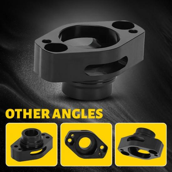 Black BOV Blow Off Valve For Adapter 2016- Ford F-150 2.7L 3.5L Ecoboost
