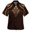 Samoa Polynesische Hawaiian Hemden Für Männer Design Kurzarm Revers Bluse Tops Damen Sommer Lässig